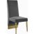 Porsha Velvet Dining Chair with Gold Metal Legs