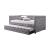 Mockern Tufted Fabric Daybed with Trundle