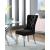 Carmen Velvet Dining Chair with Chrome Metal Legs
