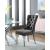Carmen Velvet Dining Chair with Chrome Metal Legs
