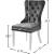 Carmen Velvet Dining Chair with Chrome Metal Legs