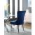 Carmen Velvet Dining Chair with Chrome Metal Legs