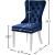 Carmen Velvet Dining Chair with Chrome Metal Legs