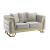 Judy Fabric Living Room Loveseat