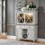 Ocean Isle Extendable Gathering Set | Antique White & Pine