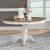Ocean Isle Round Wood Extendable Dining Table