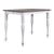 Ocean Isle Square Wood Extendable Gathering Table