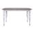 Ocean Isle Rectangular Wood Extendable Dining Table