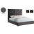 Eclipse Velvet Full Size Bed