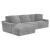 SM Comfrey Fabric L-Shaped Sectional Sofa