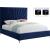 Eclipse Velvet Full Size Bed