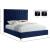 Eclipse Velvet Queen Size Bed