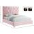 Eclipse Velvet Full Size Bed