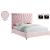 Eclipse Velvet Full Size Bed