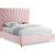 Eclipse Velvet Queen Size Bed