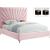 Eclipse Velvet King Size Bed