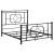 Paskay Metal Panel Bed, Queen Size