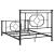 Paskay Metal Panel Bed