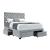 Soledad Fabric Button Tufted Storage Bed w/4 Drawers, Eastern King Size