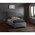 Cruz Velvet Twin Size Bed