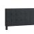 Fairfield Fabric Upholstered Panel Bed, Eastern King Size