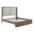 South Bend Fabric/Wood King Size Shelter Upholstered Bed