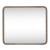 South Bend Rectangular Wood/Glass Landscape Mirror