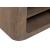 South Bend Wood Open Nightstand w/Charging Station & Drawer