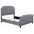 Fiona Fabric Panel Bed, Full Size