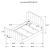 Fiona Fabric Panel Bed, Queen Size