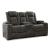 Soundcheck Polyester Power Reclining Loveseat w/Console