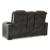 Soundcheck Polyester Power Reclining Loveseat w/Console