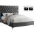 Cruz Velvet Queen Size Bed