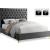 Cruz Velvet Queen Size Bed