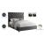 Cruz Velvet Queen Size Bed
