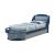 Neptune II Wood/Wood Veneer Bed, Twin Size