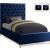 Cruz Velvet Twin Size Bed
