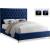 Cruz Velvet King Size Bed