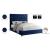 Cruz Velvet King Size Bed