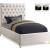 Cruz Velvet Twin Size Bed