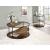 Orrin Paper Veneer/Steel Round Storage Coffee Table Set