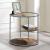 Orrin Paper Veneer/Steel Round Storage Coffee Table Set