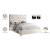 Cruz Velvet King Size Bed