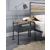 Nicipolis Wood/Metal Side Table/Nightstand