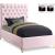 Cruz Velvet Twin Size Bed