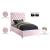 Cruz Velvet Twin Size Bed