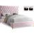 Cruz Velvet Full Size Bed
