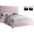 Cruz Velvet Queen Size Bed