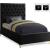 Cruz Velvet Twin Size Bed