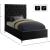 Cruz Velvet Twin Size Bed